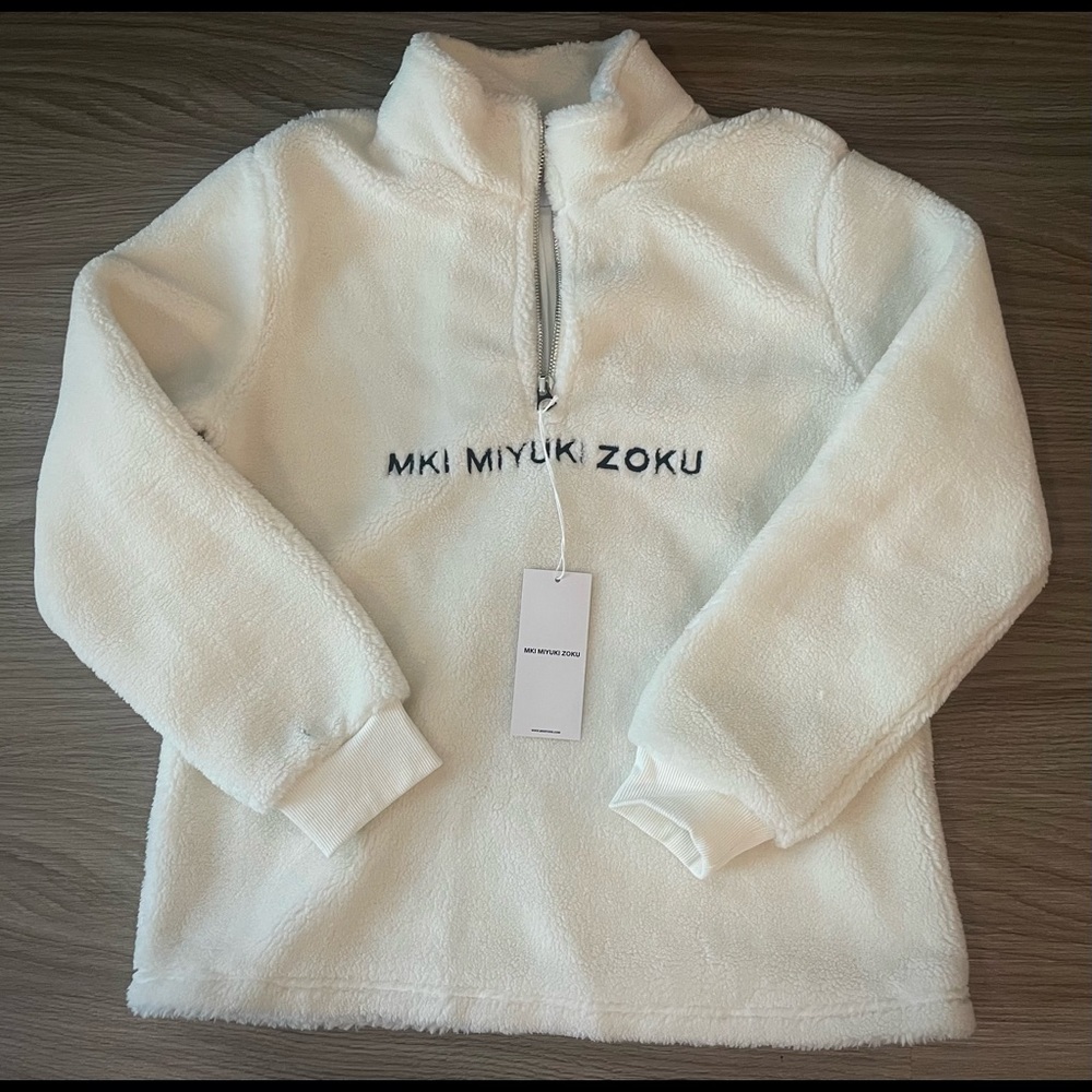 MKI MIYUKI ZOKU Sherpa Quarter Zip